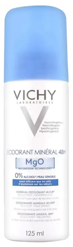 Vichy Déodorant Anti-Transpirant 48H Sans Sels d‘Aluminium Aérosol 125 ml