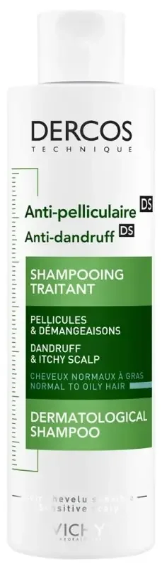 Vichy Dercos Shampoing Antipelliculaire Cheveux Normaux 200 ml