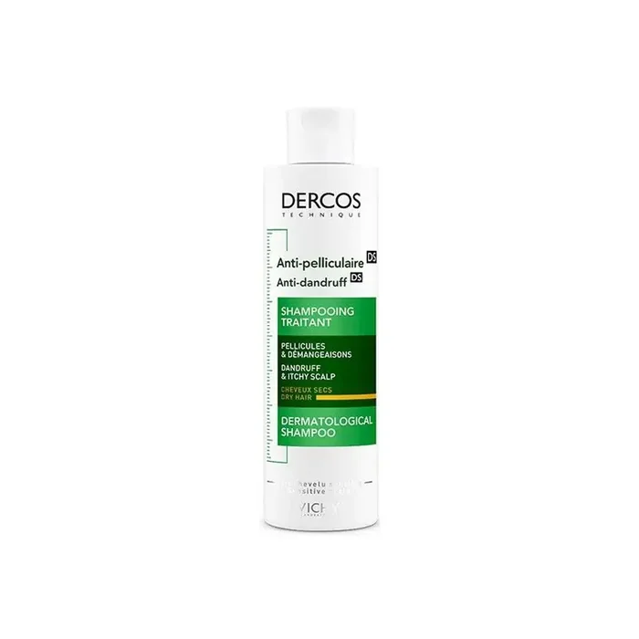 Vichy dercos shampooings anti-pelliculaire DS cheveux secs 200ml