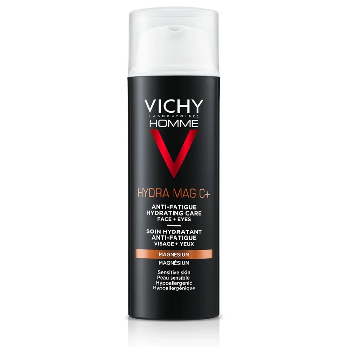 Vichy Homme Hydra Mag C+ – Soin Hydratant Anti-Fatigue 50 ml