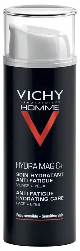 Vichy Homme Hydra Mag C+ Soin Hydratant Anti-Fatigue Visage et Yeux 50 ml