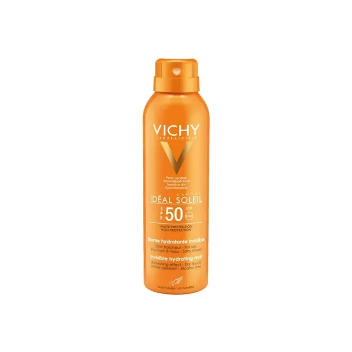 Vichy Ideal Soleil brume hydratante invisible SPF50 – 200ml