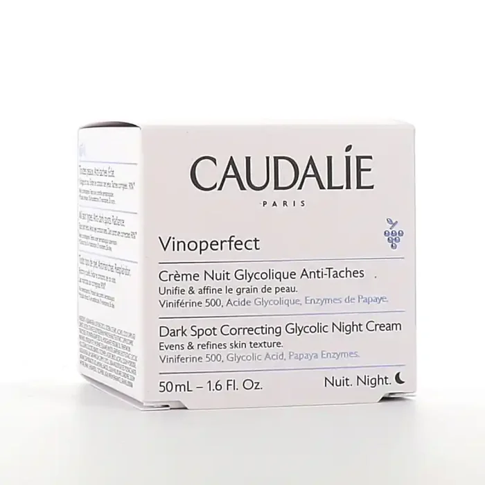 VINOPERFECT CREME NUIT GLYCOLIQUE ANTI TACHES 50ML CAUDALIE