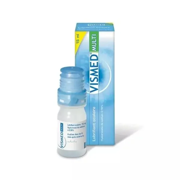 Vismed Multi – Lubrifiant Oculaire Sécheresse Oculaire Modérée à Sévère – Flacon de 15ml