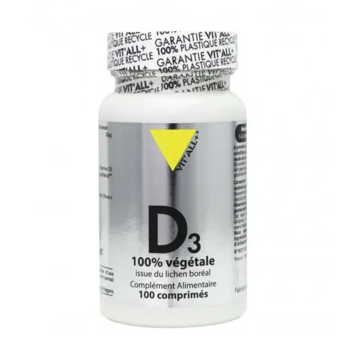 Vit‘all+ Vitamine D3 100 comprimés
