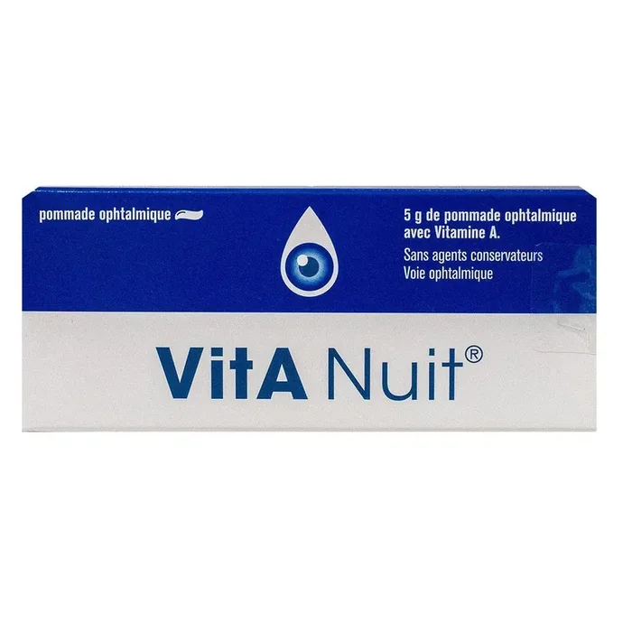 VitA Nuit – Pommade Ophtalmique – Yeux secs et irritées – Tube 5g
