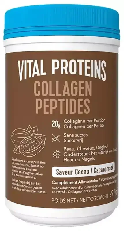 Vital Proteins Peptides de Collagène – Saveur Cacao – 297 g