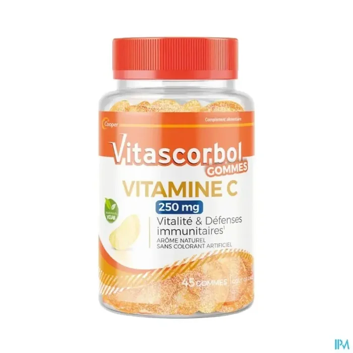 Vitascorbol gommes vitamine c 250mg x45