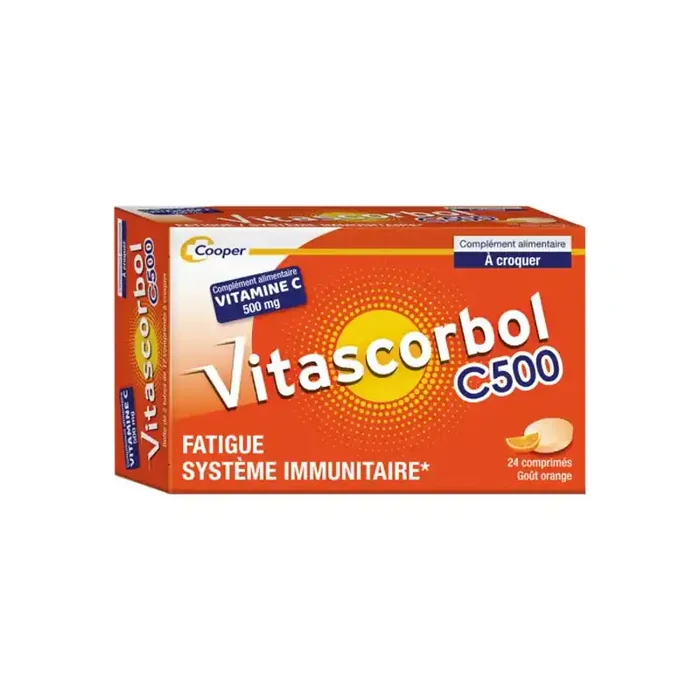 Vitascorbol vitamine C 500mg 24 comprimes