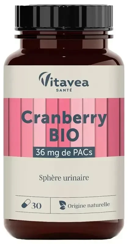 Vitavea Cramberry Sphère Urinaire Bio 30 Unités