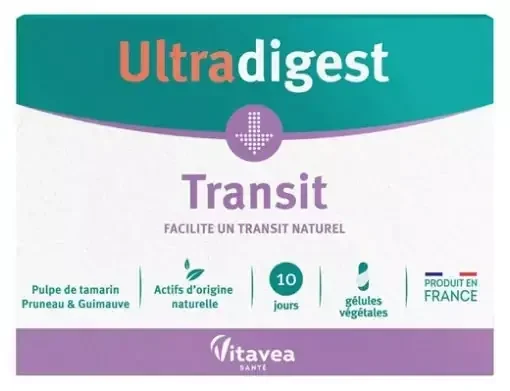 Vitavea Ultradigest Transit – Favorise le Transit Intestinal – 10 Gélules