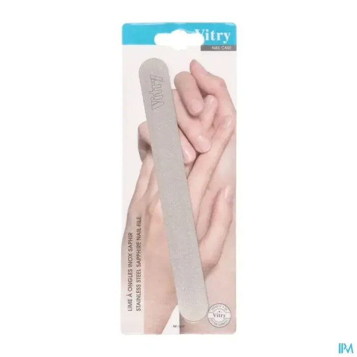 Vitry classique lime ongles inox saphir
