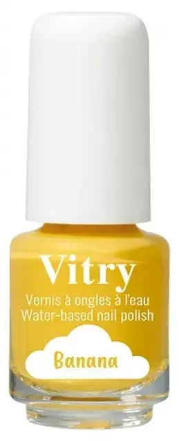 Vitry Vernis à Ongles à l‘Eau Mini 4 ml – Couleur Banana