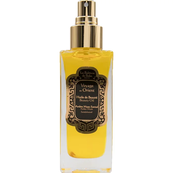 Voyage en Orient – Huile de Beaut&eacute; Ambre Musc Bois de Santal 200 ml