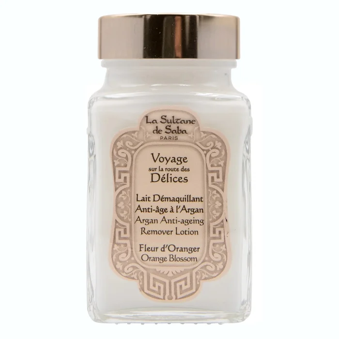 Voyage Sur la Route Des Délices – Lait Démaquillant Anti-Âge à l’Argan 100 ml