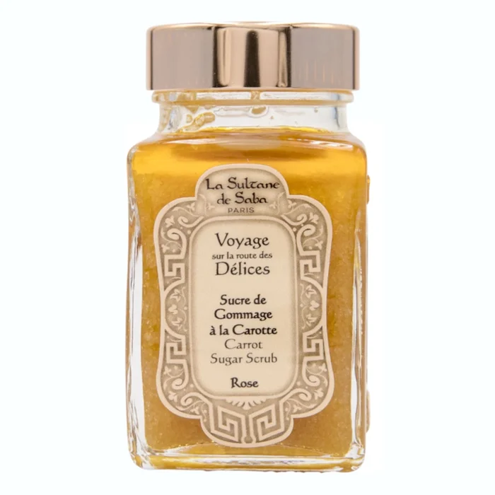 Voyage Sur la Route Des Délices – Sucre de Gommage à la Carotte et à la Rose 100 ml