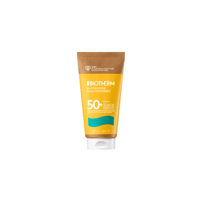 Waterlover cr&egrave;me solaire visage SPF50+ – Cr&egrave;me solaire visage 50 ml