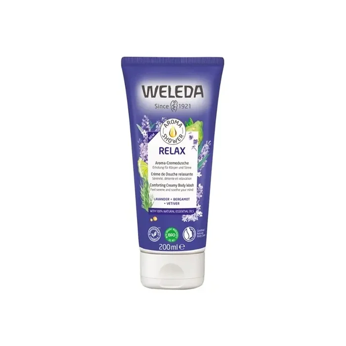 Weleda aroma shower relax creme de douche relaxante 200ml