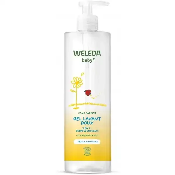 Weleda Baby Gel Lavant Doux Calendula Bio Sans Parfum