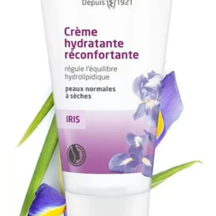 Weleda Crème de Jour Hydratante réconfortante peau normale à sèche à l‘Iris tube 30 mL