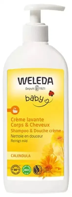 Weleda Crème Lavante Corps & Cheveux Calendula – 400 ml