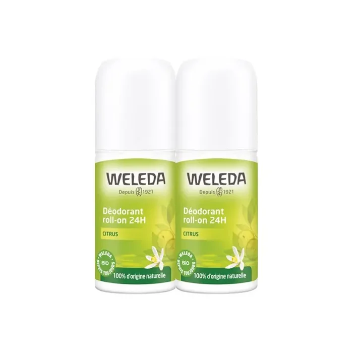 Weleda deodorant roll-on 24h citrus 2x50ml