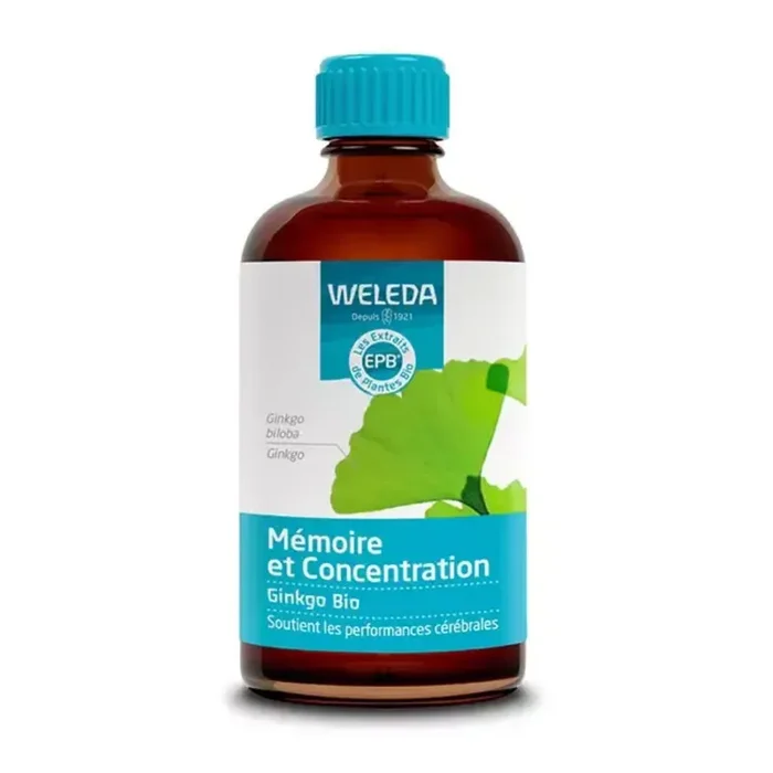 Weleda EPB® Ginkgo Bio mémoire et concentration 100 ml