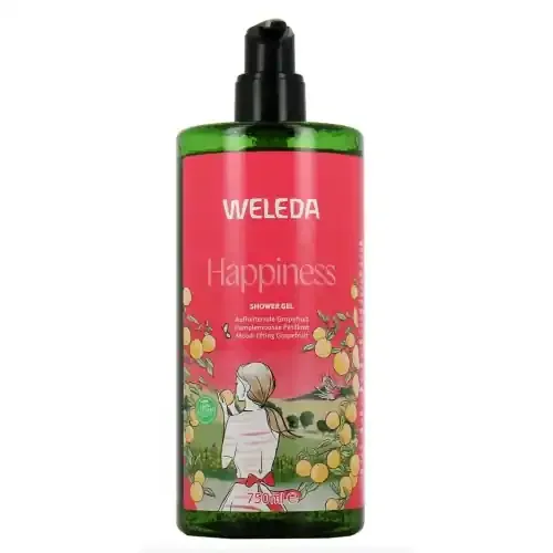 WELEDA HAPPINESS Gel Douche Pamplemousse Pétillant 750 ml