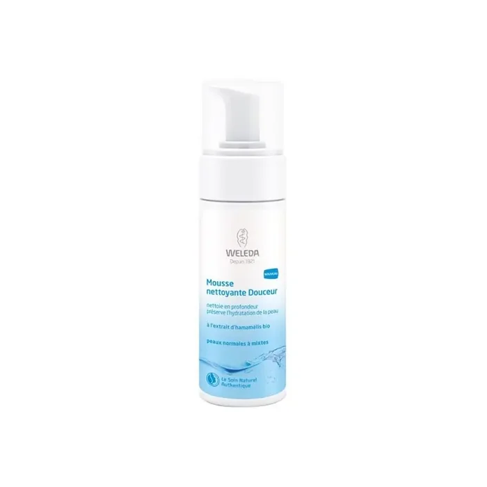 Weleda mousse nettoyante douceur flacon 150ml