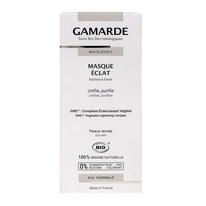 White Effect masque éclat bio peau sensible 40g