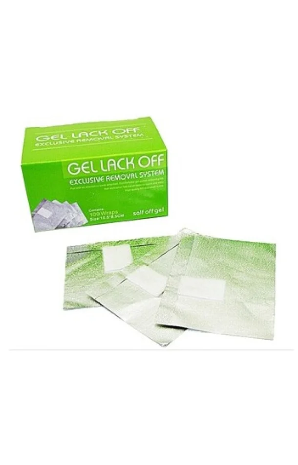 Wraps papillotes dépose vernis – 100 unités