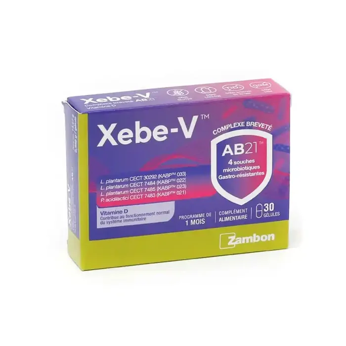 XEBE-V MICROBIOTIQUE 30 GELULES ZAMBON