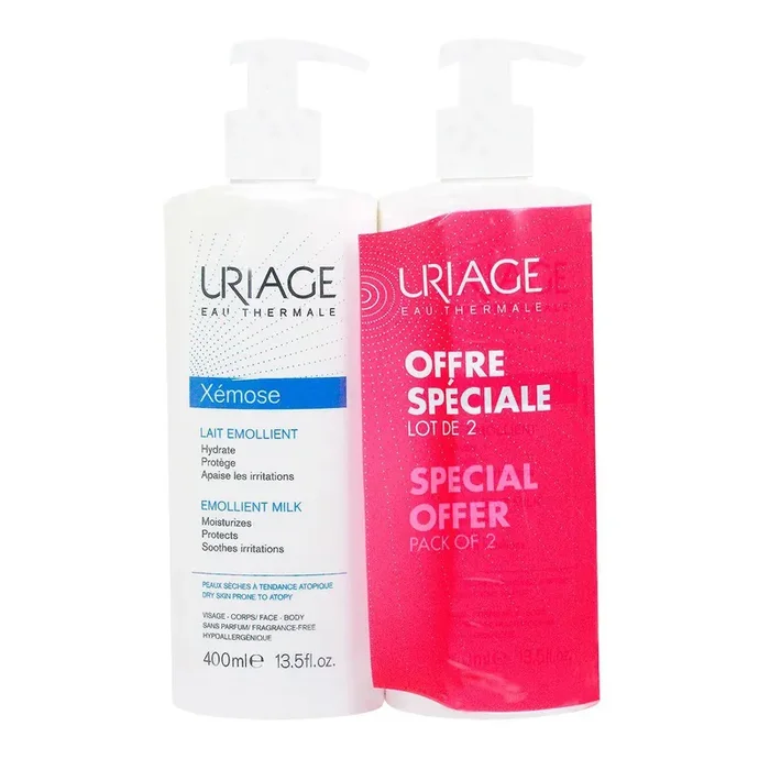 Xémose lait émollient 2x400ml