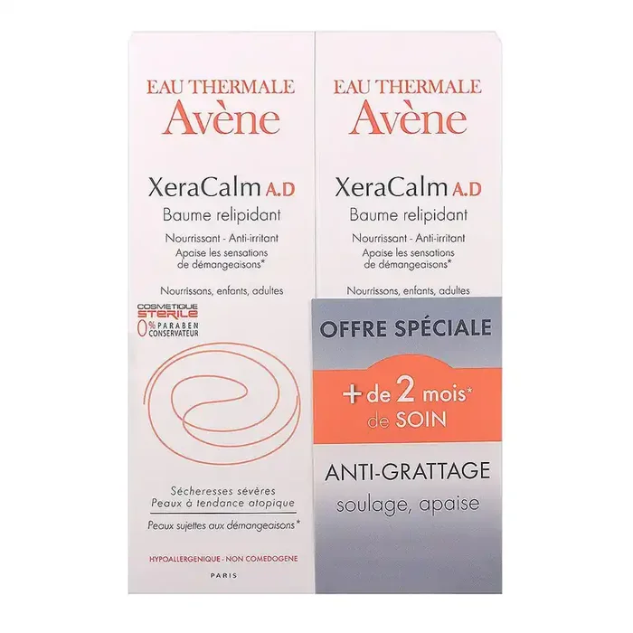 XeraCalm A.D baume relipidant 2x200ml