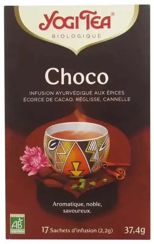 Yogi Tea Choco Bio 17 Sachets de 2.2 g