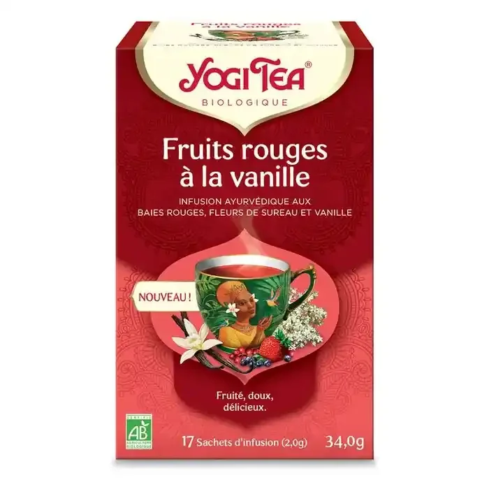 Yogi Tea Fruits Rouges a la Vanille 17 sachets