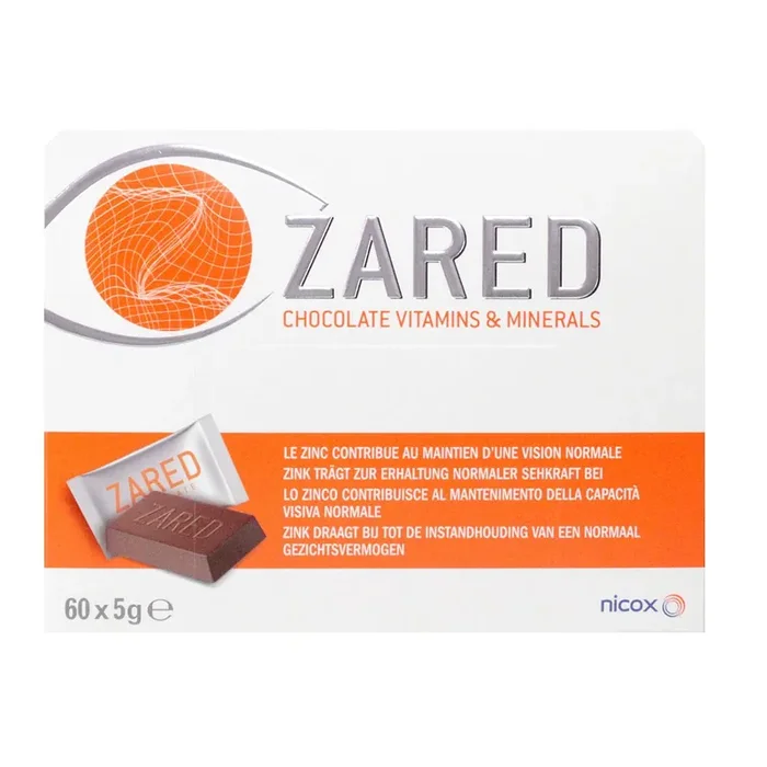 Zared carré de chocolat 60x5g