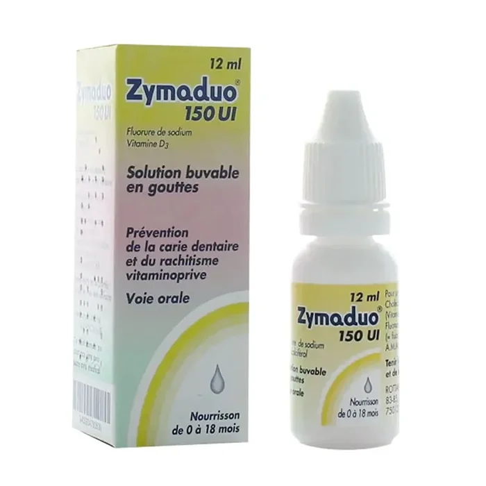 Zymaduo 150UI – Carie dentaire ou Carence Vitamine D – Nourrisson – 12ml