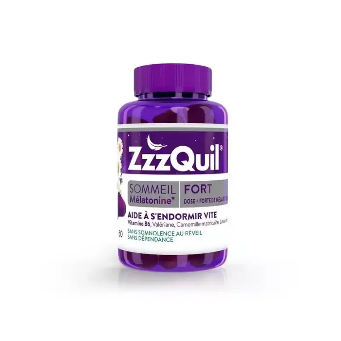 ZZZQUIL FORT SOMMEIL 60 GOMMES